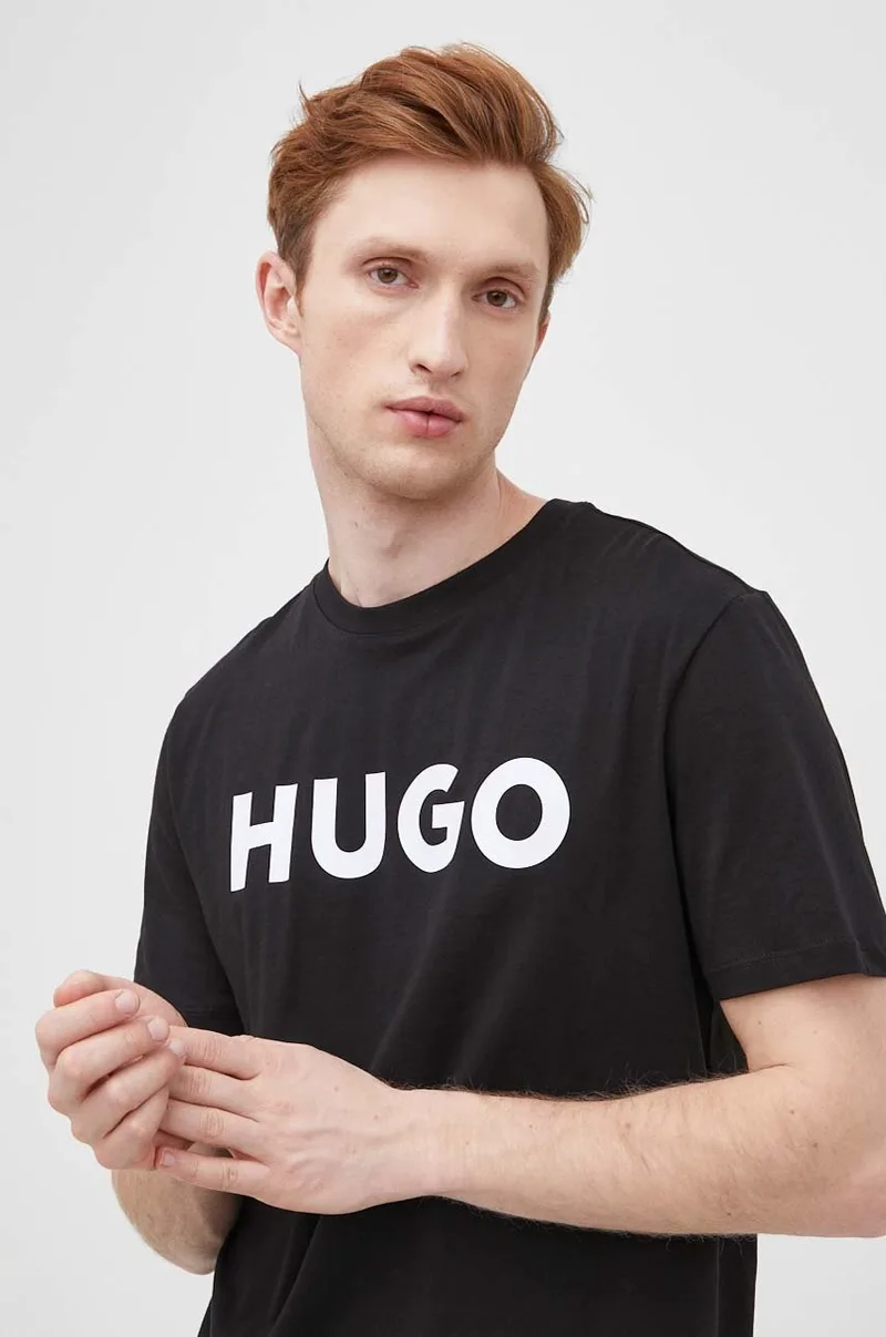 HUGO t-shirt ανδρικό βαμβακερό Dulivio