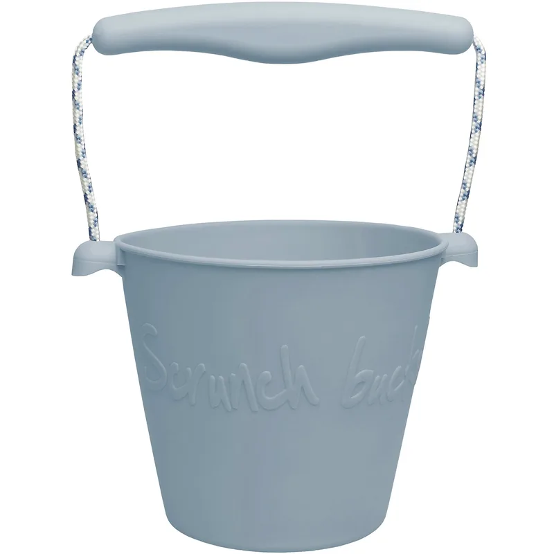 Scrunch Bucket Κωδ SCR-110012 Κουβαδάκι από Ανακυκλώσιμη Σιλικόνη 1 Τεμάχιο - Duck Egg Blue