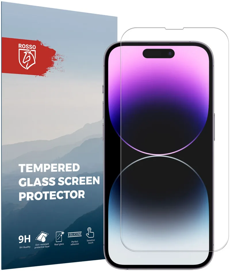 Κόκκινο Tempered Glass - Αντιχαρακτικό Προστατευτικό Γυαλί Οθόνης Apple iPhone 14 Pro - Clear (8719246369674)
