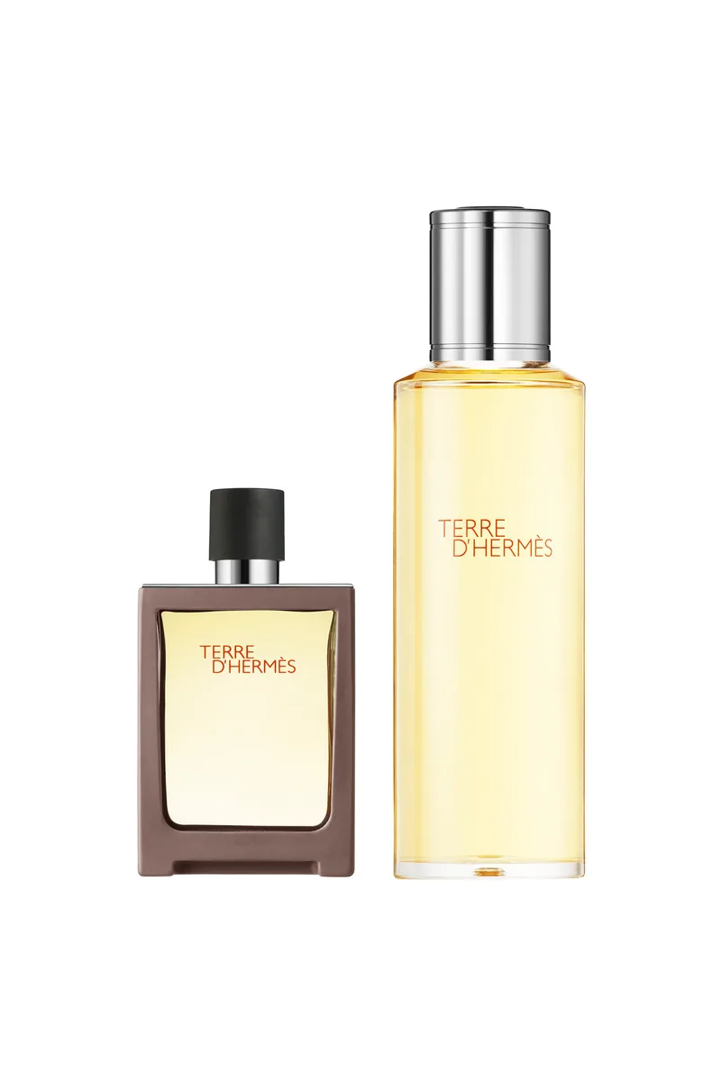Hermès Terre d'Hermès Eau de Toilette Bαποριζατέρ Tαξιδιού 121 gr, 30 ml & Aνταλλακτικό 125 ml - 107747V0
