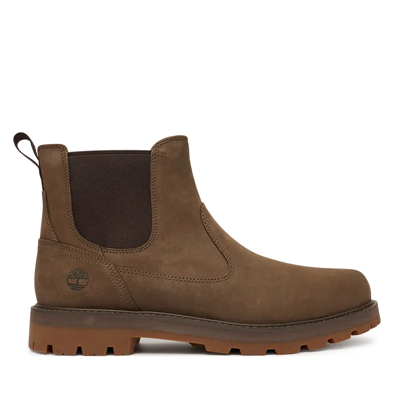 Μποτάκια με λάστιχο Timberland Britton Road TB0A6A4WEM51 Καφέ