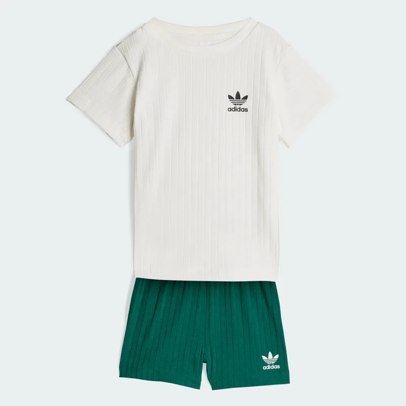 adidas Originals Inf Regular Wide Rib Short T-Shirt Set (9000261734_31324)