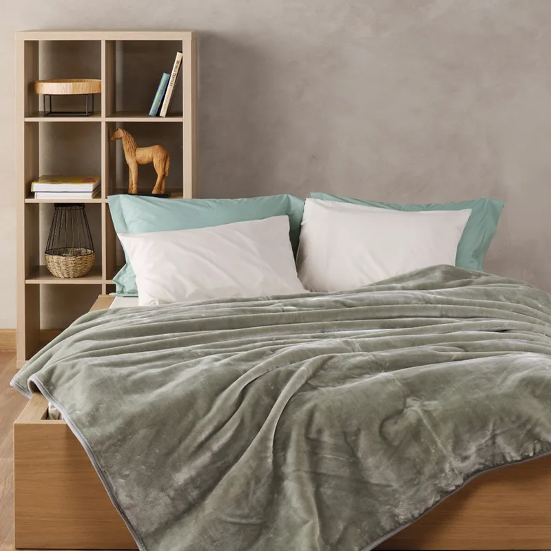 Κουβέρτα Βελουτέ Ημίδιπλη 180X220 Kentia Notte 2310 (180x220)