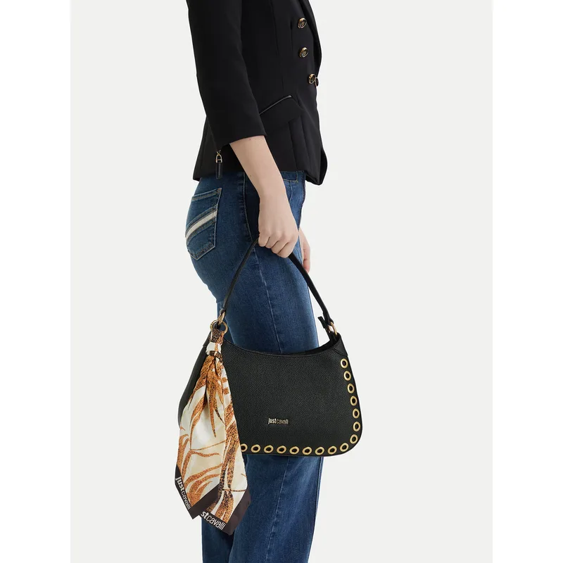 Τσάντα Just Cavalli 80RA4BF6 ZSB81 Μαύρο