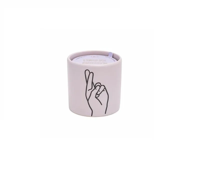 Impressions - Fingers Crossed Soy Wax Candle - Wisteria & Willow 163g