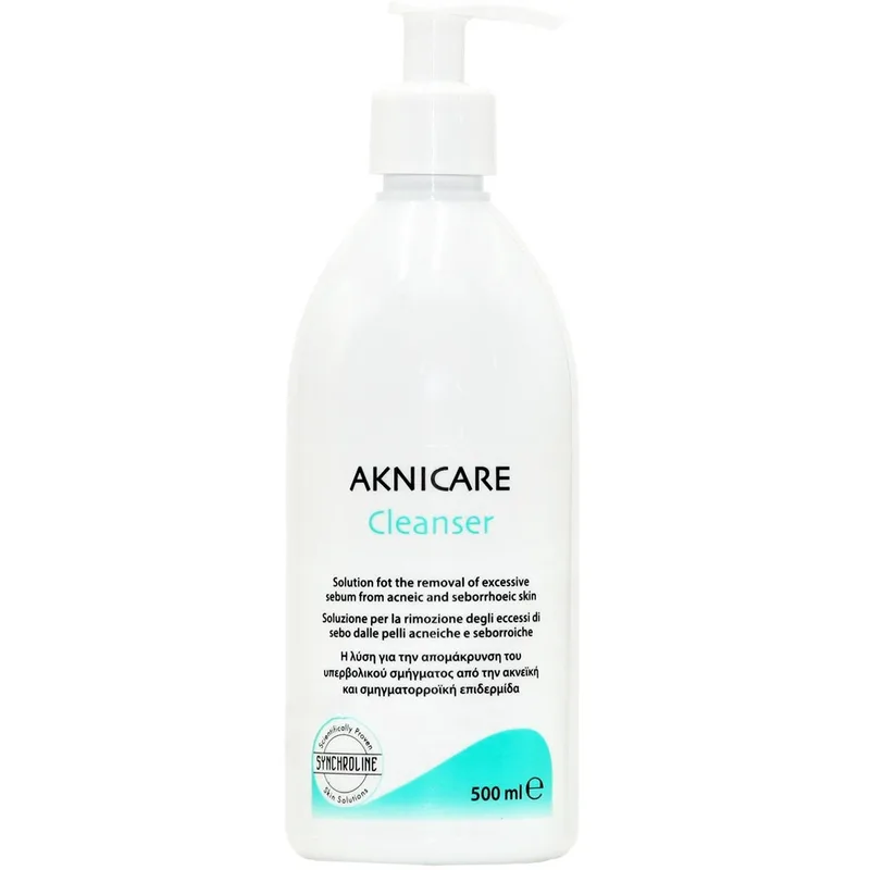 Synchroline Aknicare Cleanser Υγρό Αφρίζον Καθαριστικό Προσώπου για Λιπαρό Δέρμα με Τάση Ακμής 500ml