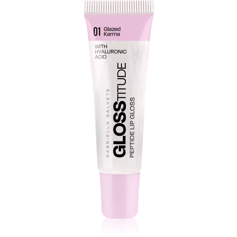 Gabriella Salvete Glosstitude Peptide Lip Gloss ενυδατικό λιπ γκλος απόχρωση 01 Glazed Karma 10 ml