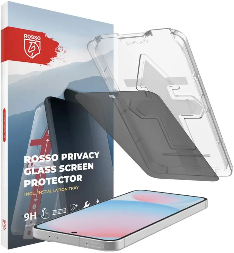 Tempered Glass Samsung Galaxy S24 FE / A56 Κόκκινο Privacy Αντιχαρακτικό Γυαλί Προστασίας Απορρήτου Οθόνης (8719246464102)