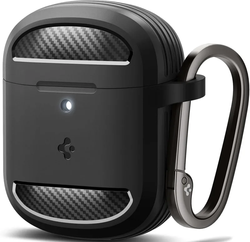 Spigen Rugged Armor - Θήκη Google Pixel Buds Pro / Pro 2 - Matte Black (ACS07604)