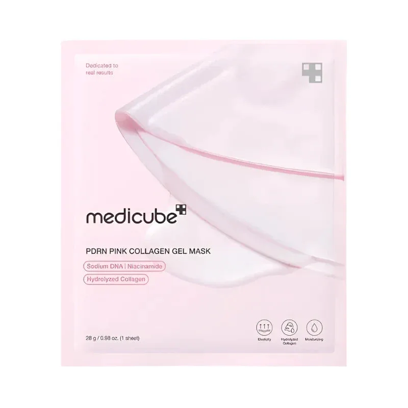PDRN Ροζ Collagen Gel Mask - Μάσκα Gel με PDRN &amp; Κολλαγόνο για Σύσφιξη και Ενυδάτωση