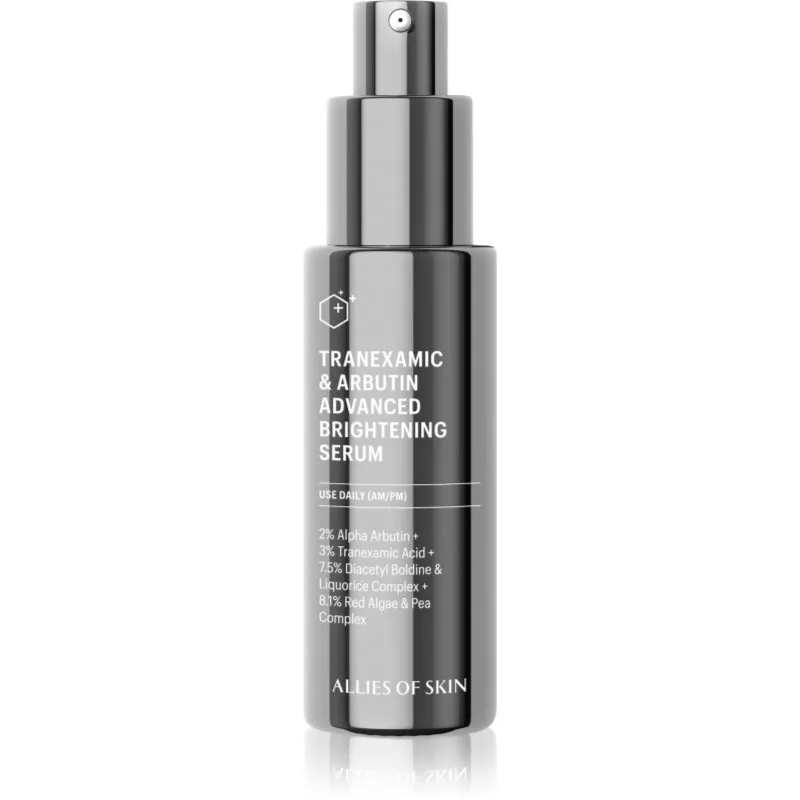 Allies of Skin Tranexamic & Arbutin Advanced λαμπρυντικός ορός ενάντια στις ατέλειες της επιδερμίδας 30 ml