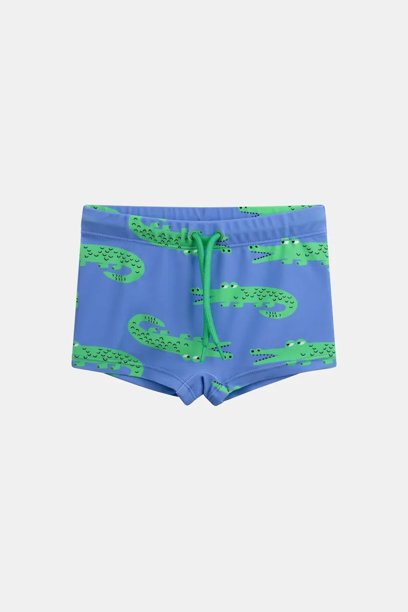 DPAM παιδικό μαγιό για αγόρια "Green Crocodiles" - 374279 Μπλε
