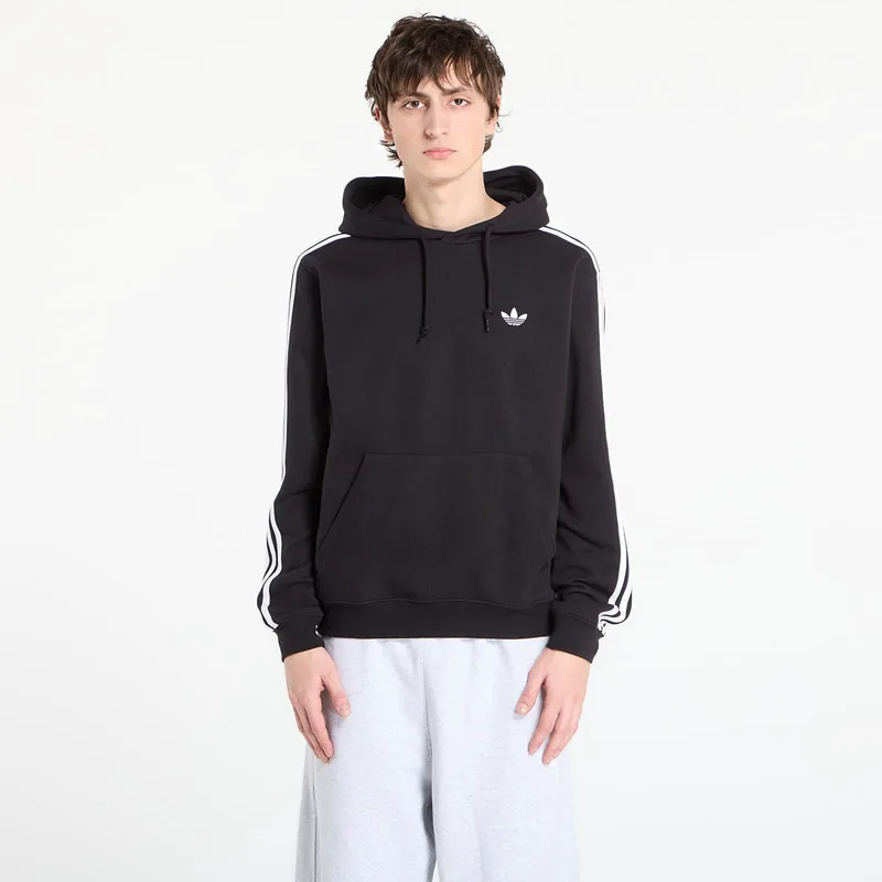 Φούτερ adidas 3-Stripes Hoodie Black XXL
