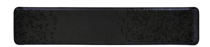 Rinart Porcelain Πιατέλα Πορσελάνης Kronos black 29X9.5cm