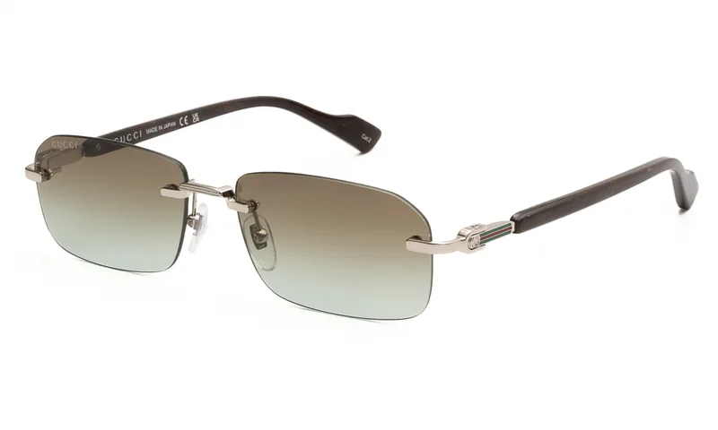 GUCCI ΓΥΑΛΙΑ ΗΛΙΟΥ GUCCI 1221S 008 5616 1221S Ασημί