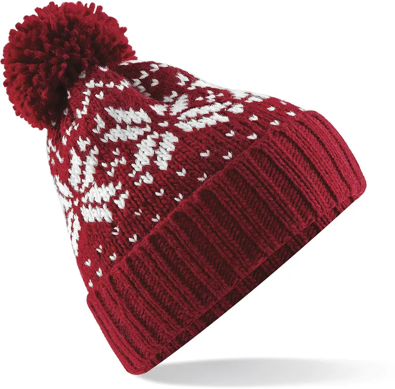 Σκούφος Snowstar B456 Beechfield Classic Red/White