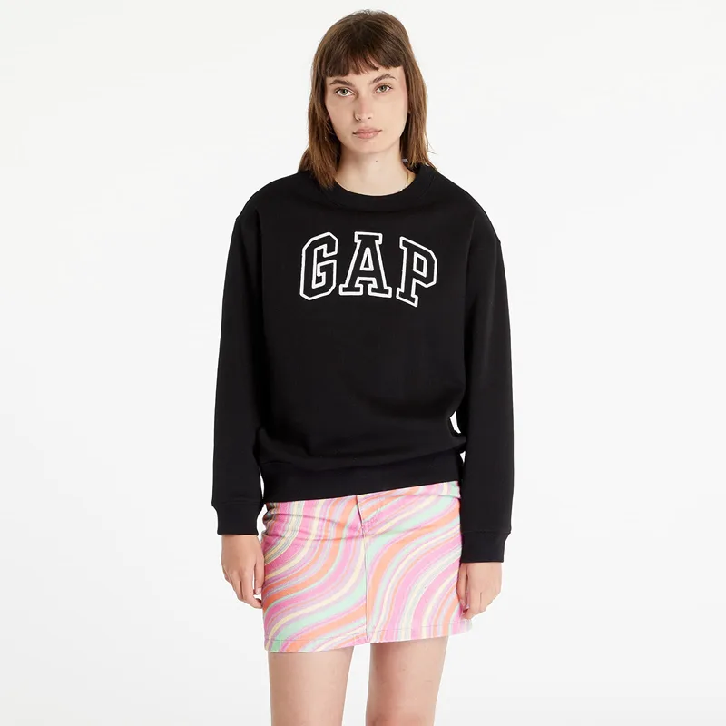 Φούτερ GAP V-Gap Heritage Crew True Black L