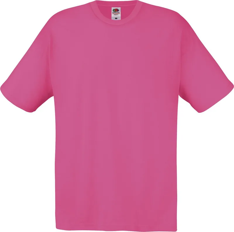 Original T-Shirt Fruit of the Loom 61-082-0 Fuchsia