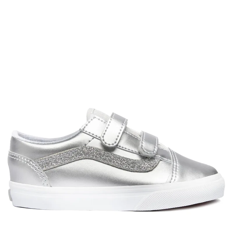 Πάνινα παπούτσια Vans Old Skool V VN000CTG7VF1 Ασημί