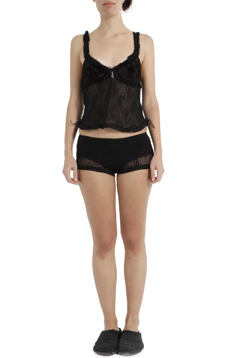 Πυτζάμα Pepita Primulla Baby Doll + Αρωματική Καρδούλα 1903-NERO Γυναικείο