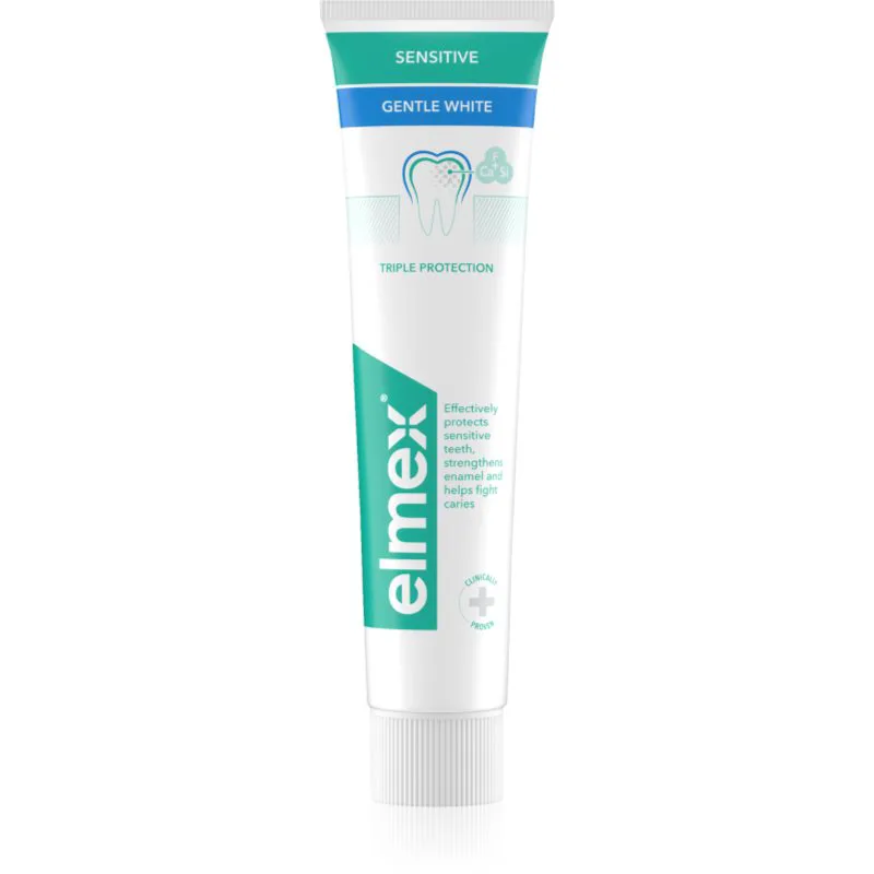 Elmex Sensitive Protection Gentle White πάστα για φυσικά λευκά δόντια 75 ml