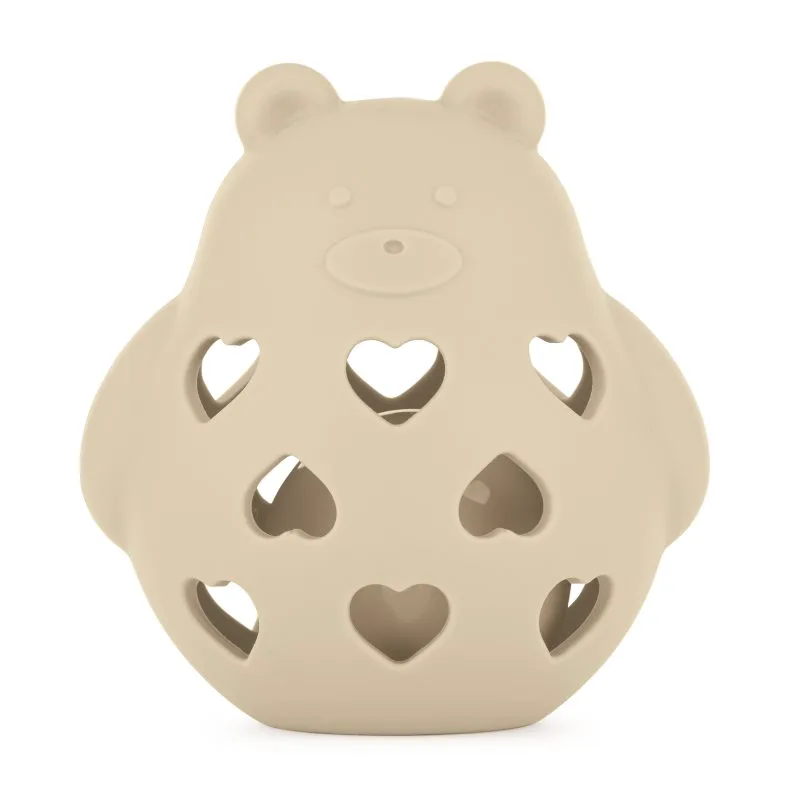 Petite&Mars Bear Basil 0m+ κουδουνίστρα Desert Sand 1 τμχ