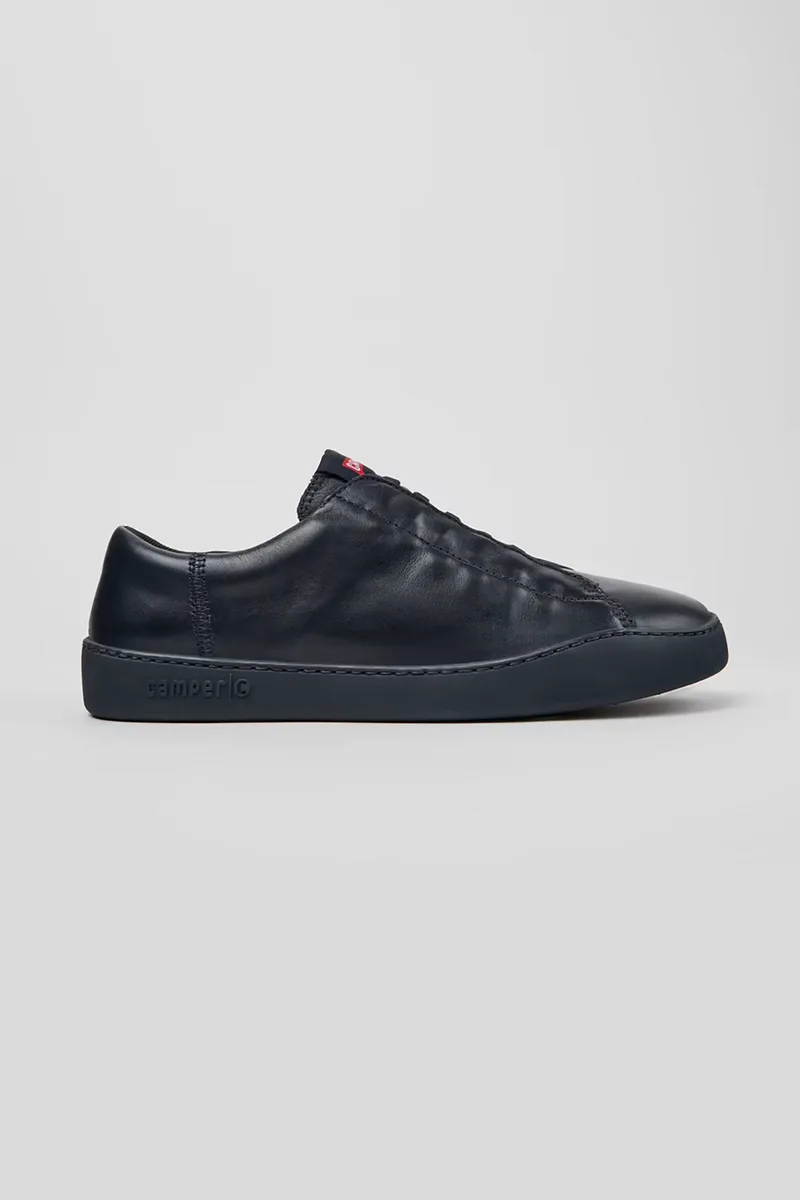 Camper ανδρικά δερμάτινα sneakers με λογότυπο "Peu Touring" - K101083-004 Μπλε Σκούρο