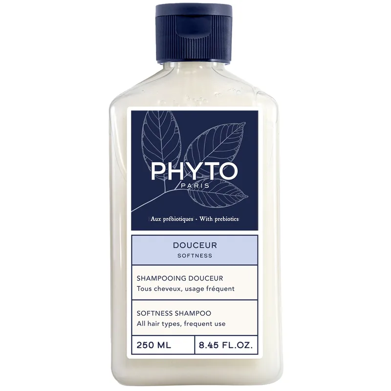 Phyto Douceur Softness Shampoo for All Hair Types Σαμπουάν Καθημερινής Χρήσης για Απαλά & Λαμπερά Μαλλιά, Κατάλληλο για Όλη την Οικογένεια 250ml - Travel Size