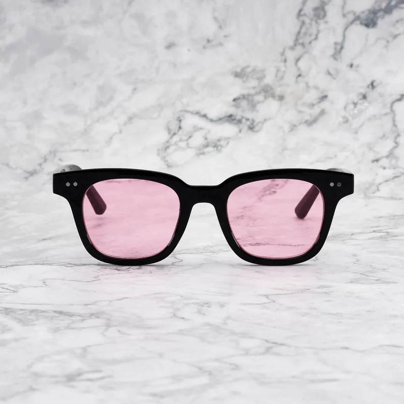 WILLIAM Tinted Sunglasses | Black | Ροζ Shades | Explicit Poets Sunglasses