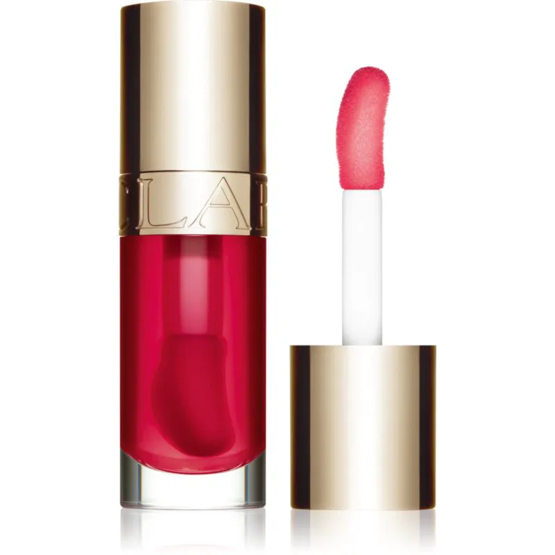Clarins Lip Comfort Oil Έλαιο για τα χείλη με ενυδατικό αποτέλεσμα απόχρωση 16 fuchsia 7 ml