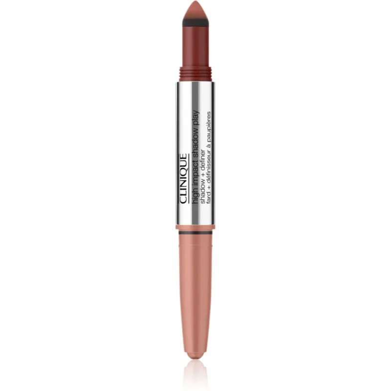 Clinique High Impact™ Shadow Play σκιές ματιών σε μολύβι διπλό απόχρωση Strawberry + Chocolate 1.9 γρ