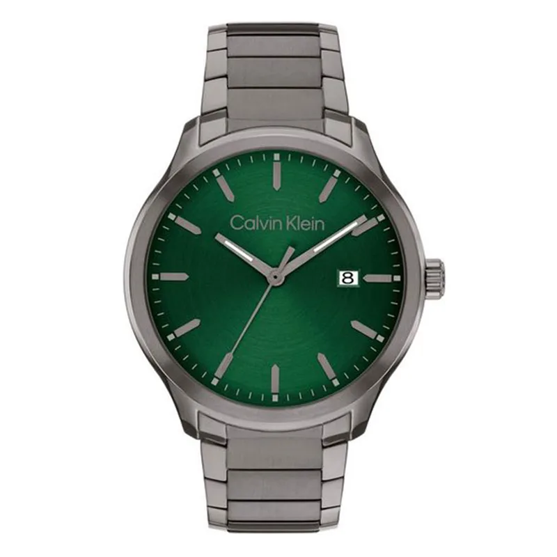 CALVIN KLEIN Define Grey Stainless Steel Bracelet Men’s Watch 25200350