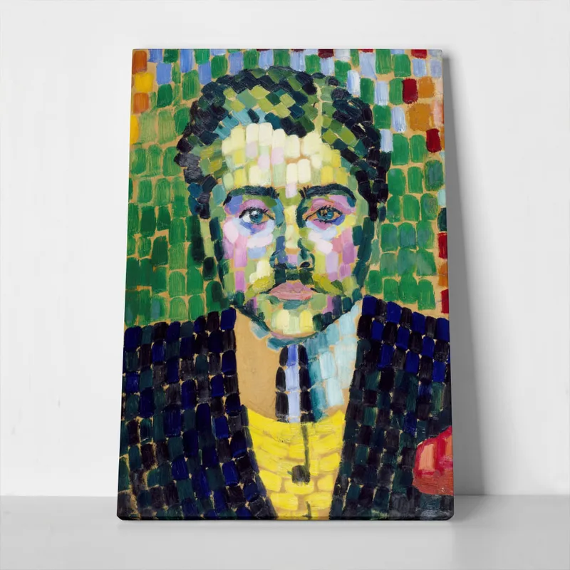 Πίνακας σε Καμβά ROBERT DELAUNAY - PORTRAIT OF JEAN METZINGER