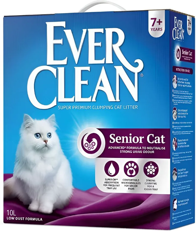 ΑΜΜΟΣ EVERCLEAN SENIOR CAT LITTER ΓΙΑ ΓΑΤΕΣ ΑΝΩ ΤΩΝ 7 ΕΤΩΝ (10LT)