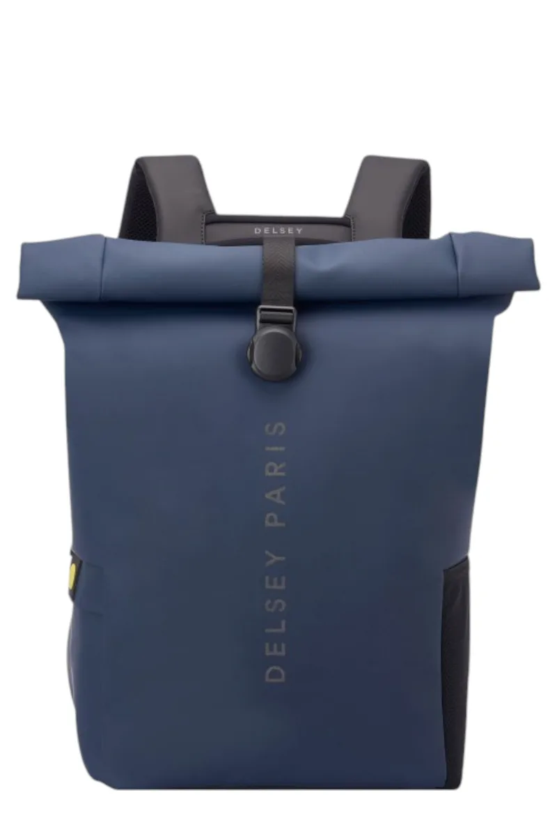Σακίδιο Πλάτης Delsey Turenne Roll Top 46×40×14cm 163262002-NIGHT BLUE