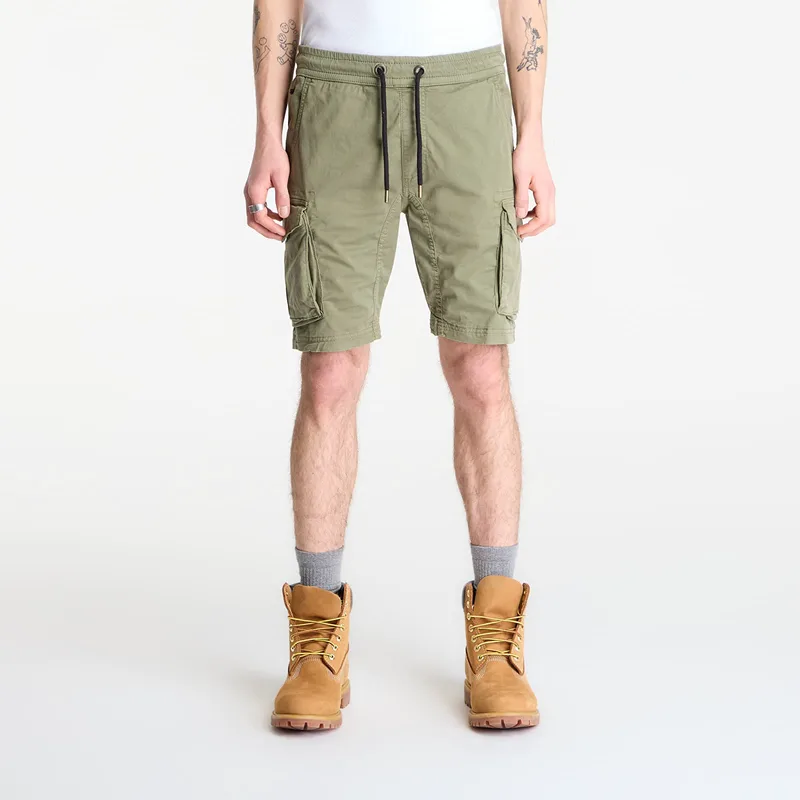 Σορτς Alpha Industries Cotton Twill Jogger Short Vintage Green M