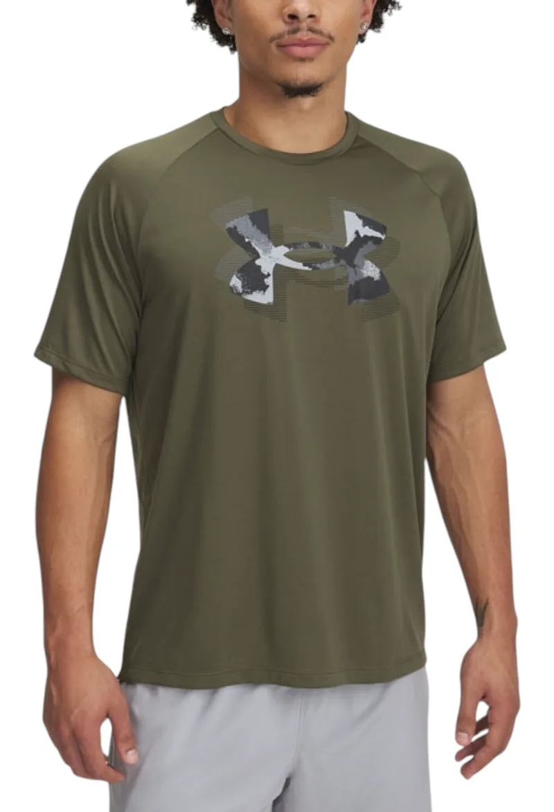 Μπλούζα Κοντομάνικη Under Armour Tech Print Fill 1390208-390 Ανδρικό