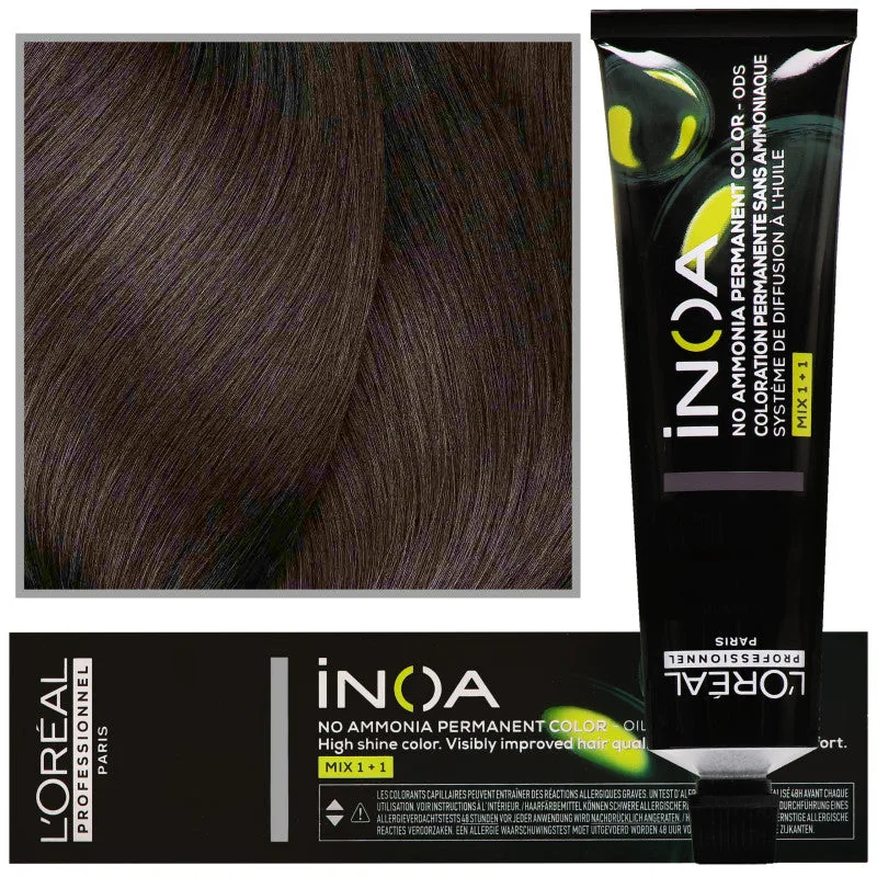 Hair dye L'Oréal Inoa 60 ml, light brown color, 5