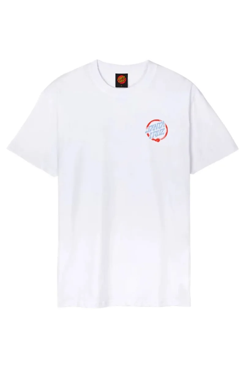 SANTA CRUZ Mako Dot T-Shirt - Λευκό-SCA-TEE-13725-WHITE