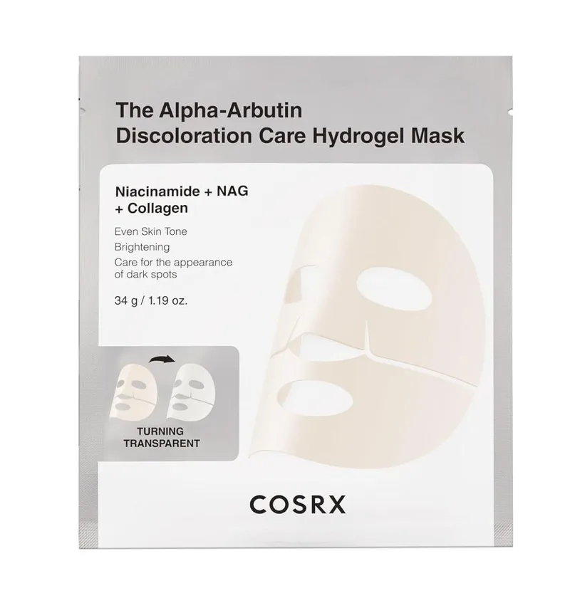 Cosrx The Alpha-Arbutin Discoloration Care Hydrogel Mask (34g)