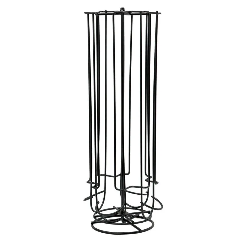 Μεταλλική βάση για κάψουλες καφέ Kinghoff KH 1570, 28 κάψουλες, Περιστρεφόμενη βάση, Μεταλλική, Μαύρο
