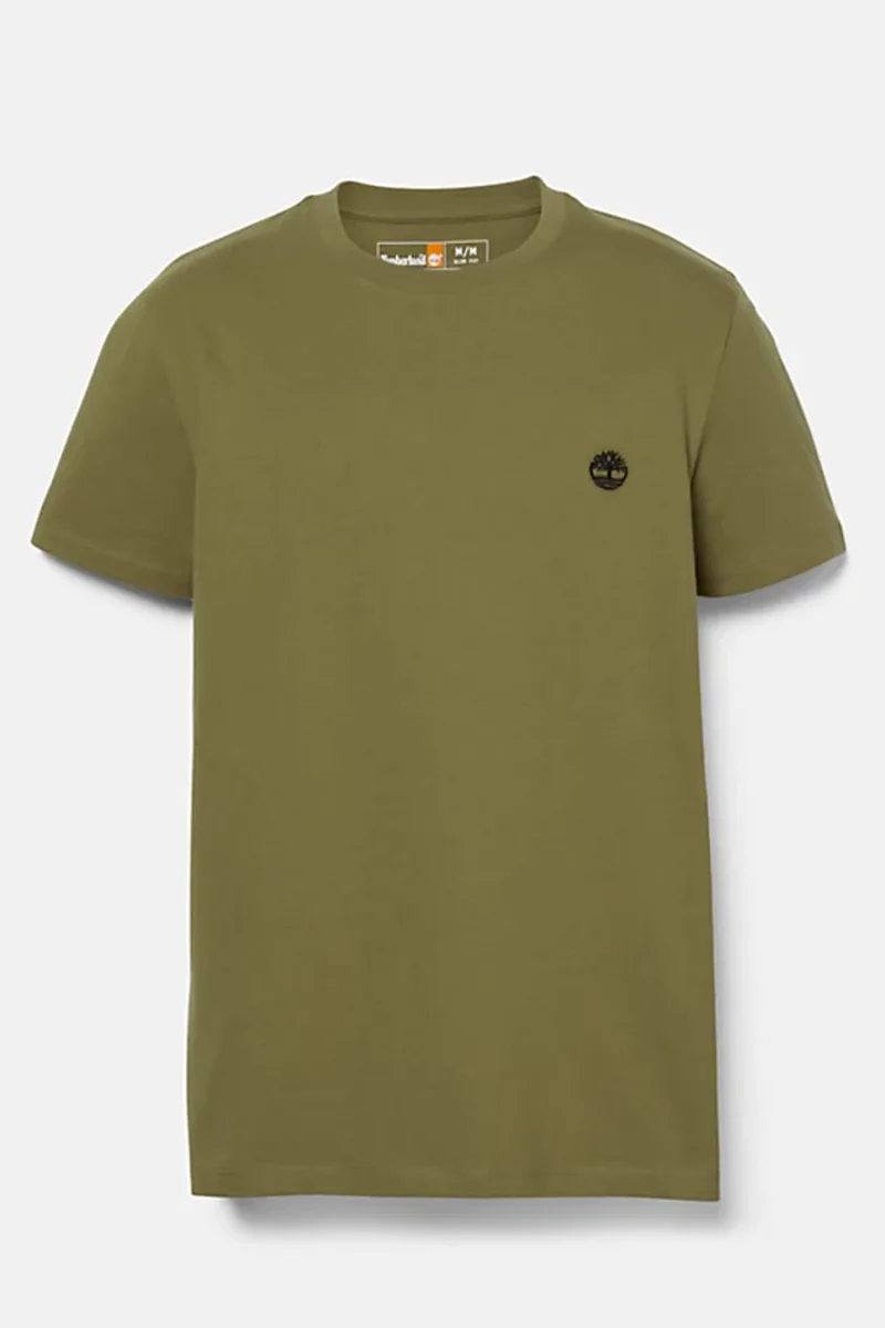 TIMBERLAND T-SHIRT CREW NECK DUN-RIVER SLIM FIT ΛΑΔΙ