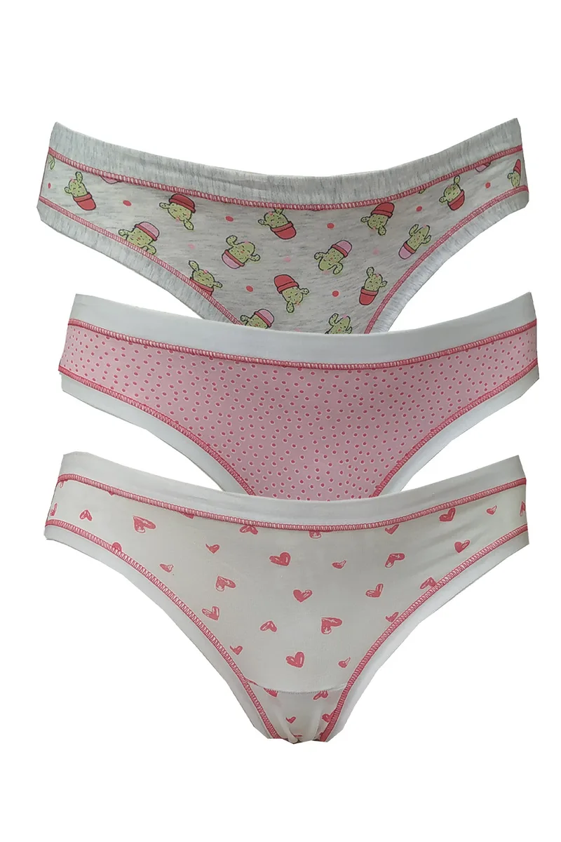 Cotonella Γυναικεία εσώρουχα Mini Slip τριπλέτα (3 τμχ) -3362-E403-6F100
