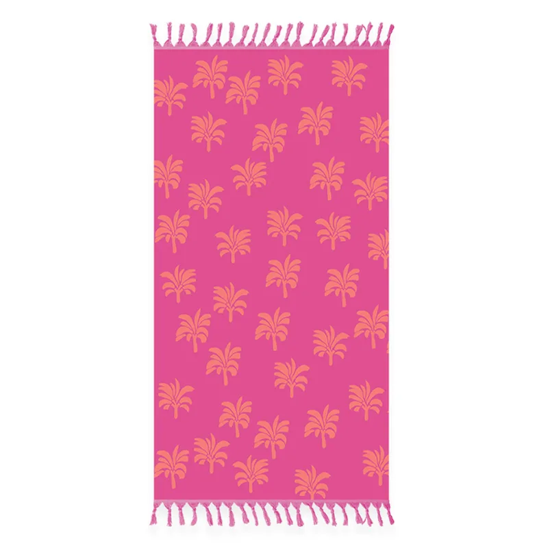 Πετσέτα Θαλάσσης (80x160) Nef-Nef Homeware Palmer Fuchsia