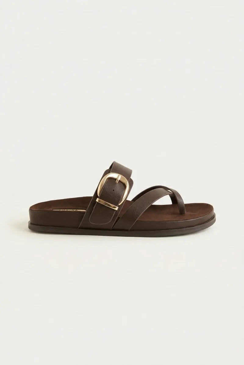 CORINA Crossover Sandals - 6410 - Brown Matte