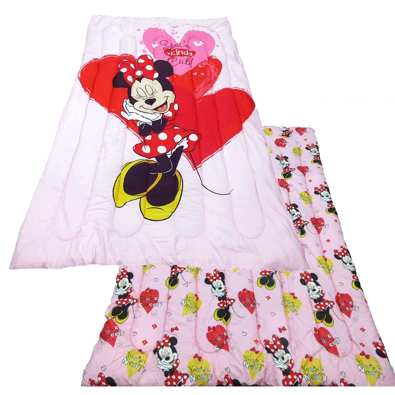 Πάπλωμα Μονό (160x250) 2 Όψεων Dimcol Micro Minnie 031