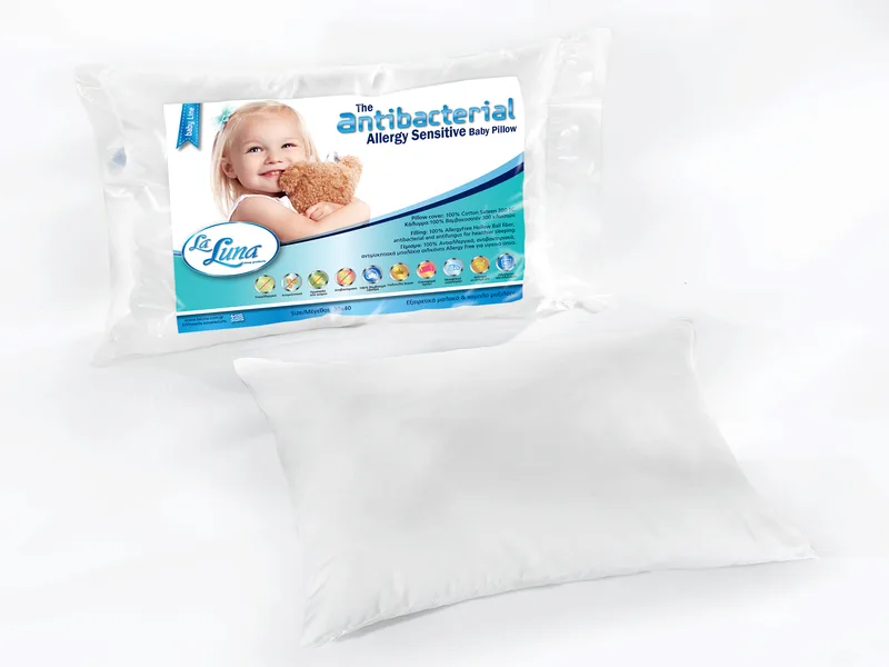 Μαξιλάρι bebe (30X40) THE ANTIBACTERIAL ALLERGY FREE PILLOW, LA LUNA