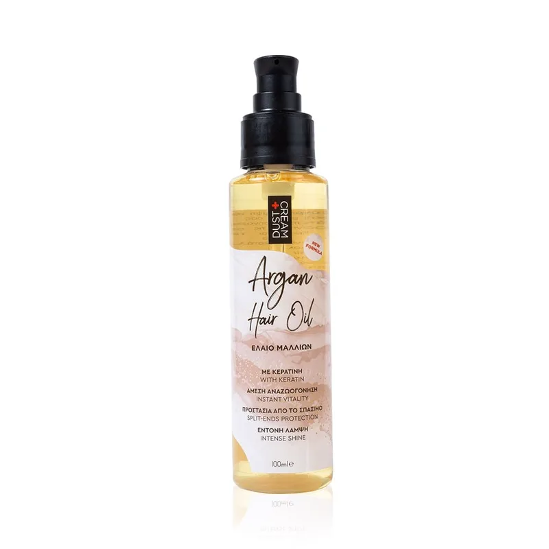 ΕΛΑΙΟ ΜΑΛΛΙΩΝ ARGAN HAIR OIL ME ΚΕΡΑΤΙΝΗ 100ml