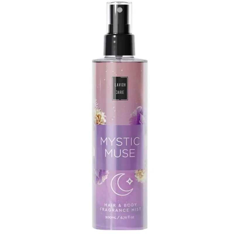 Lavish Care Mystic Muse Fragrance Hair & Body Mist Σπρέι Σώματος & Μαλλιών με Φρέσκο & Κομψό Άρωμα με Λαμπερές Νότες Ζουμερού Αχλαδιού 200ml