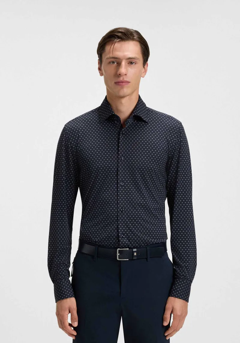 BOSS Πουκάμισο της σειράς HANK - 50545310 337 Dark Blue